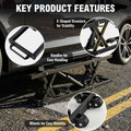 7000LBS Portable Heavy-Duty Hydraulic Quick Jack with 26.8" Max Height product image
