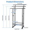3-Tier Freestanding Bathroom Towel Rack product image