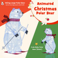 2 -Piece Animated Skiing Polar Bears with 160 Cold White LED Lights product image