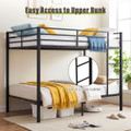 Modern Heavy-Duty Bunk Bed with Built-In Safety Ladder product image