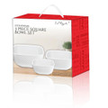 Le Regalo 3-Piece Stoneware Square Bowl Set product image