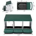 3-Room Poultry Feeder Nesting Box product image