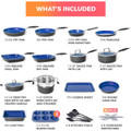 Mueller Sapphire UltraClad 24-Piece Cookware Set product image