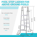 4-Step Above Ground Swimming Pool Ladder product image
