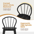  Wooden Dining Chair with High Spindle Backs (Set of 2 or 4) product image
