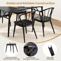  Wooden Dining Chair with High Spindle Backs (Set of 2 or 4) product image