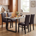 Dining Chair with Smooth Faux Leather Upholstery (Set of 2 or 4) product image