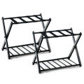 Folding Luggage Rack with Shelf (2-Pack) product image