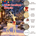 Golden Reindeer with 130 Warm Yellow LEDs product image
