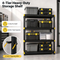 Plastic Storage Shelf with Anti-Tipping Kit (1- or 2-Pack) product image