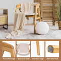 Leisure Bamboo Dining Chair with Curved Back product image