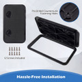 24" x 14" Deck Access Hatch with 180° Lid Hinge and Dual Locking Handles product image
