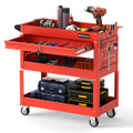 Ironmax 3 Tier Rolling Tool Cart with Lockable Drawer product image