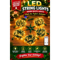 750 LED 245-foot Warm White Star String Lights with 8 Modes  product image