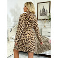 Women's Hooded Leopard Print Robe product image