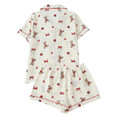 Women's Patterned Short-Sleeve Pajama Set product image