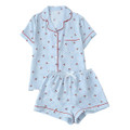 Women's Patterned Short-Sleeve Pajama Set product image