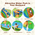 Inflatable Water Slide Park with Slide, Jumping Area and Climbing Walls product image