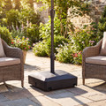 176 LBS Mobile Fillable Patio Umbrella Base with 4 Wheels and 2 Locks product image