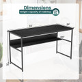 55" x 24" Computer Desk with Power Outlets & USB Ports product image