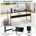 55" x 24" Computer Desk with Power Outlets & USB Ports product image