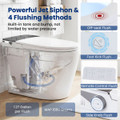 ADA Height Electric One-Piece Toilet with Multiple Flushing Options product image