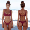 Solid Color Bikini Set product image
