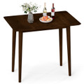 34” Rectangular Wooden Dining Table with Rubber Wood Legs product image
