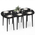 34” Rectangular Wooden Dining Table with Rubber Wood Legs product image