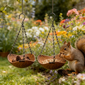 Wood-Grain Hanging Feeder Bowl product image