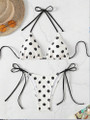 Halter Tie Triangle Cup Bikini Set product image