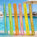 Glitter-Filled Inflatable Pool Noodle Float product image