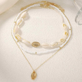 Women's Bohemian Layered Cowrie Choker product image