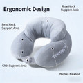 Ergonomic Memory Foam Travel Neck Pillow product image