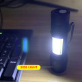 USB Rechargeable Small LED Flashlights with Work Light (2-Pack) product image
