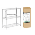 3, 4, 5 Tier Steel Shelving Units (2 Colors) product image