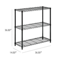 3, 4, 5 Tier Steel Shelving Units (2 Colors) product image