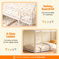 Twin Over Twin Low Bunk Bed House product image