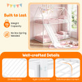 Twin Over Twin Low Bunk Bed House product image