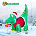 Inflatable Christmas Dinosaur product image