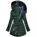 Women's Fleece Lined Hooded Puffer Coat product image