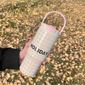 25oz Insulated Tumbler with Handle and Straw  product image