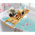 Expandable Bamboo Bathtub Caddy Tray product image