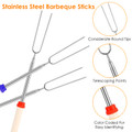 LakeForest® Stainless Steel Roasting Sticks Set with Bonus Utensils product image