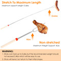 LakeForest® Stainless Steel Roasting Sticks Set with Bonus Utensils product image