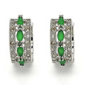 Lab-Created Sparkling Gemstone Earrings product image