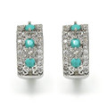 Lab-Created Sparkling Gemstone Earrings product image