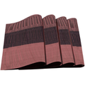 Cross Woven Vinyl Washable Table Mats (Set of 4) product image