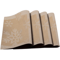 Cross Woven Vinyl Washable Table Mats (Set of 4) product image