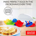Rapid Brands® 7-Piece Microwave Poached & Omelette Egg Cookware Set product image